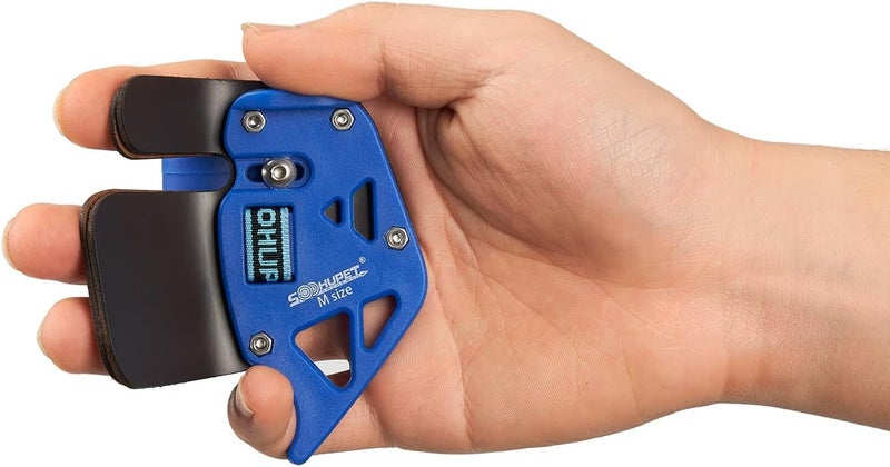 sf. Archery Finger Tab，Leather Finger Guard ，Shooting Tabs Finger Saver Protect Guard Glove ，Adjustable Accessories for Recurve Bow with Right Handed - Image 1
